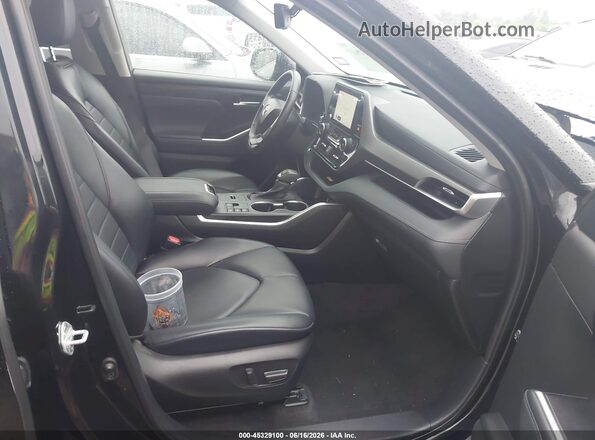 5TDKDRAH4PS035587 2023 TOYOTA HIGHLANDER Black Vista interior delantera