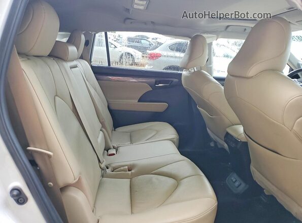 5TDKDRAH4PS041678 2023 TOYOTA HIGHLANDER Белый Вид задней части салона