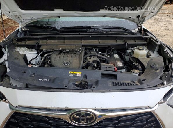 5TDKDRAH4PS041678 2023 TOYOTA HIGHLANDER Белый Вид подкапотного пространства