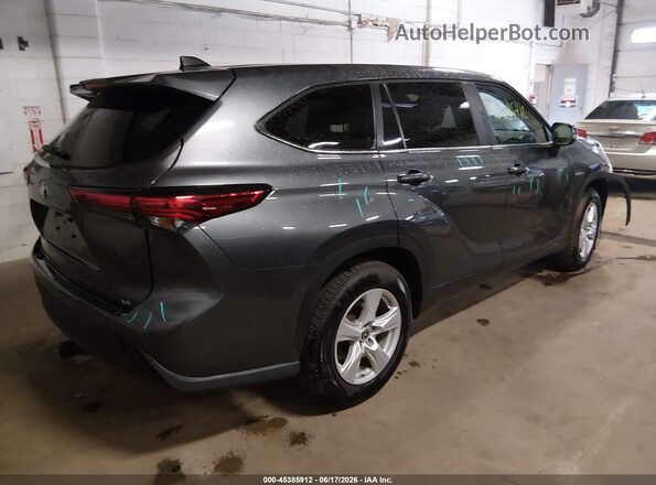 5TDKDRAH4PS514768 2023 TOYOTA HIGHLANDER Silver Հետևի աջ