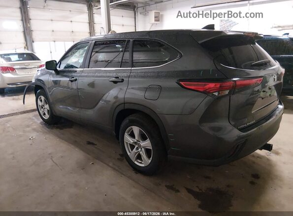 5TDKDRAH4PS514768 2023 TOYOTA HIGHLANDER Silver Հետևի ձախ