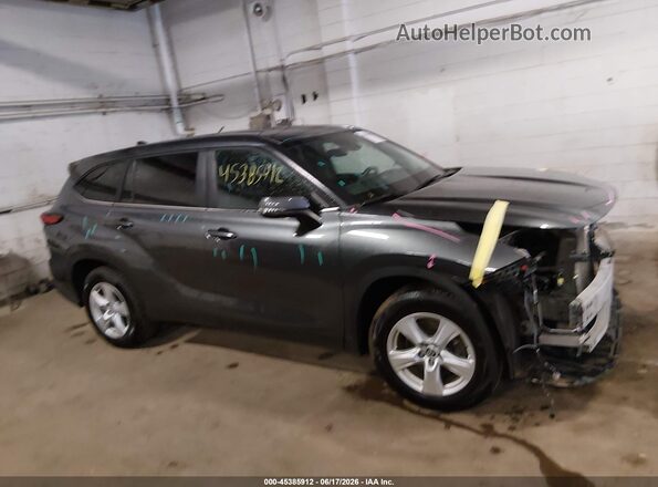 5TDKDRAH4PS514768 2023 TOYOTA HIGHLANDER Silver Սալոնի հետևի տեսք