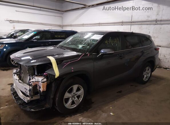 5TDKDRAH4PS514768 2023 TOYOTA HIGHLANDER Silver Սալոնի 360 աստիճան տեսք