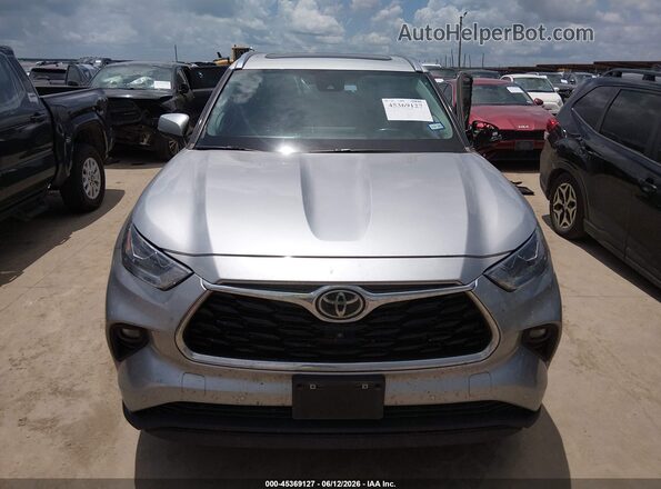 5TDKDRAH5PS006549 2023 TOYOTA HIGHLANDER Silver Vista del cuadro de instrumentos