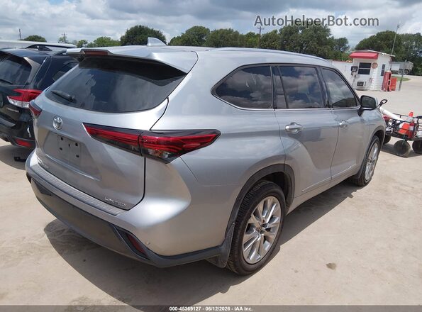 5TDKDRAH5PS006549 2023 TOYOTA HIGHLANDER Silver Trasero derecho
