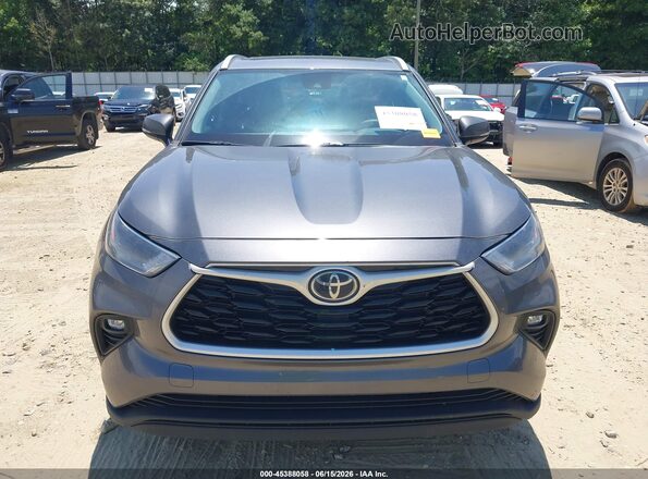 5TDKDRAH5PS018376 2023 TOYOTA HIGHLANDER Gray Սարքավորումների վահանակի տեսք