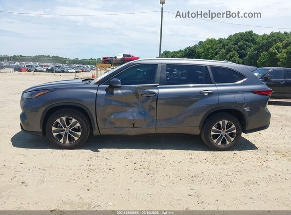 5TDKDRAH5PS018376 2023 TOYOTA HIGHLANDER Gray Սալոնի 360 աստիճան տեսք