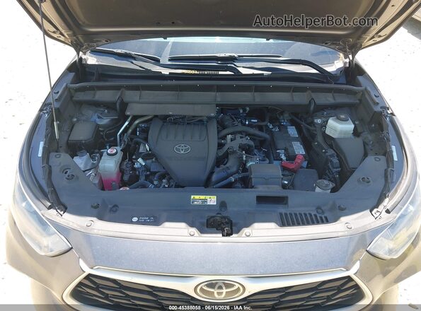 5TDKDRAH5PS018376 2023 TOYOTA HIGHLANDER Gray Հետևի տեսք