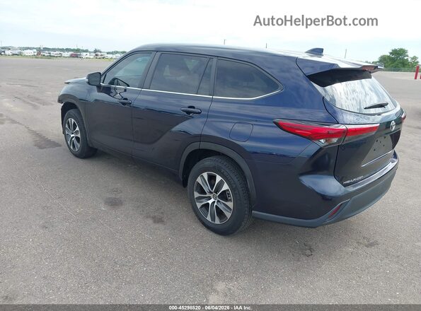 5TDKDRAH5PS041608 2023 TOYOTA HIGHLANDER Blue Trasero izquierdo