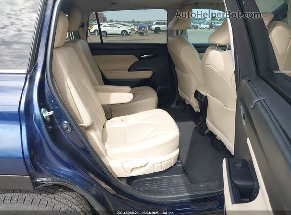 5TDKDRAH5PS041608 2023 TOYOTA HIGHLANDER Blue Vista de la etiqueta del VIN