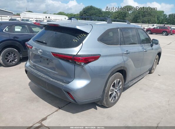 5TDKDRAH5PS517159 2023 TOYOTA HIGHLANDER Серый Задняя правая четверть