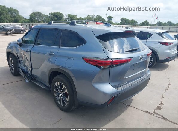 5TDKDRAH5PS517159 2023 TOYOTA HIGHLANDER Серый Задняя левая четверть