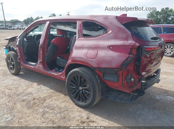 5TDKDRAH6PS027295 2023 TOYOTA HIGHLANDER Красный Задняя левая четверть