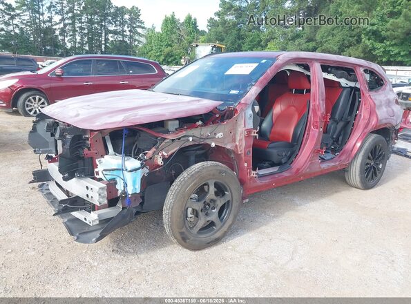 5TDKDRAH6PS027295 2023 TOYOTA HIGHLANDER Красный Передняя левая четверть