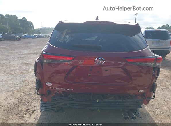 5TDKDRAH6PS027295 2023 TOYOTA HIGHLANDER Красный 