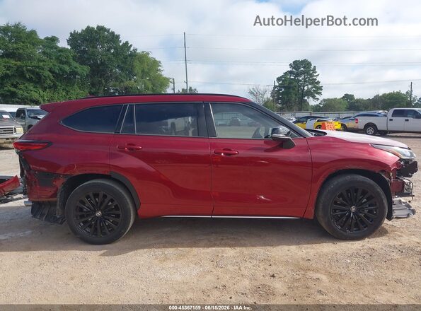 5TDKDRAH6PS027295 2023 TOYOTA HIGHLANDER Красный Панорамный вид салона 360°