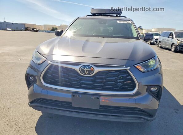 5TDKDRAH6PS509734 2023 TOYOTA HIGHLANDER Charcoal Vista frontal