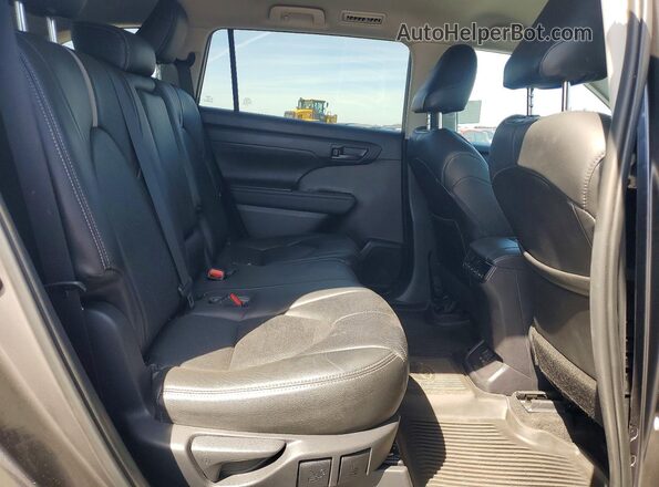 5TDKDRAH6PS509734 2023 TOYOTA HIGHLANDER Charcoal Vista interior trasera