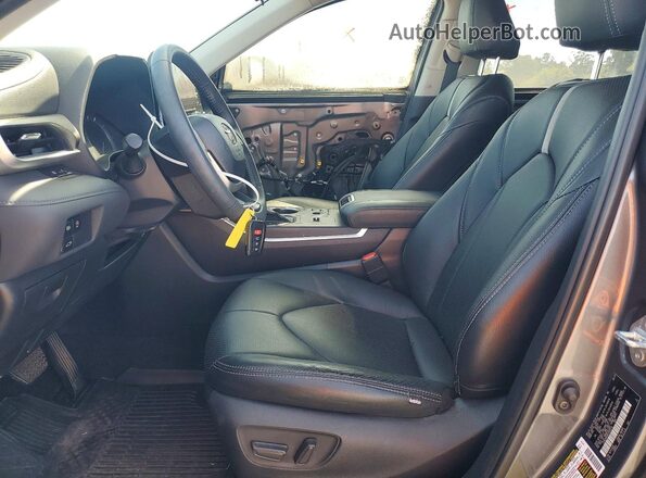 5TDKDRAH6PS509734 2023 TOYOTA HIGHLANDER Charcoal Vista interior delantera