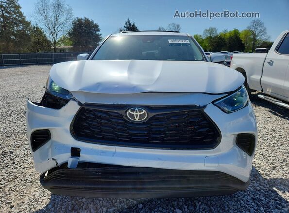 5TDKDRAH6PS519826 2023 TOYOTA HIGHLANDER White Widok z przodu