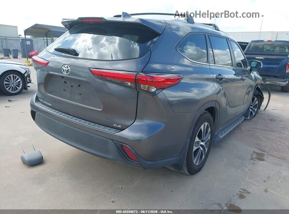 5TDKDRAH6PS522743 2023 TOYOTA HIGHLANDER Gray Trasero derecho