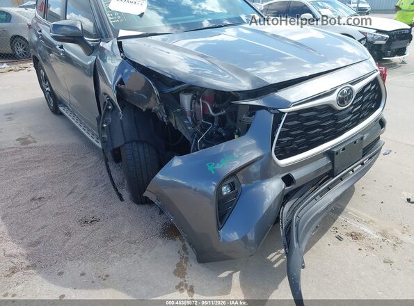 5TDKDRAH6PS522743 2023 TOYOTA HIGHLANDER Gray Vista frontal