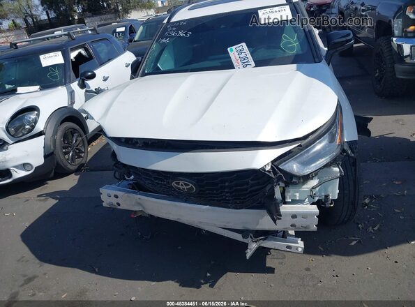 5TDKDRAH7PS009081 2023 TOYOTA HIGHLANDER Белый Вид задней части салона