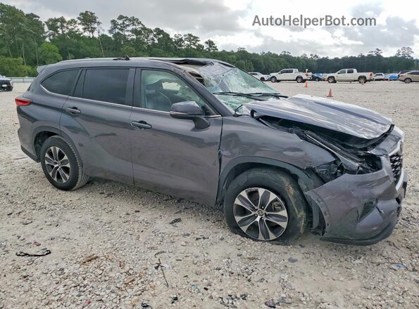 5TDKDRAH7PS023918 2023 TOYOTA HIGHLANDER Серый Передняя правая четверть