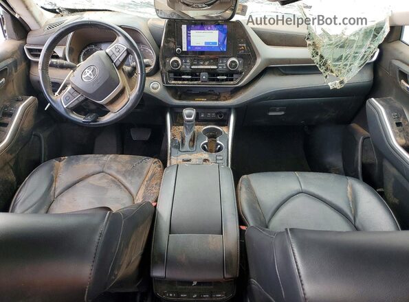 5TDKDRAH7PS023918 2023 TOYOTA HIGHLANDER Серый Вид панели приборов