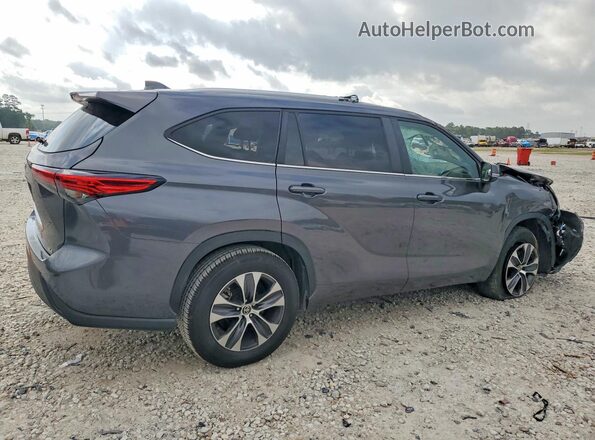 5TDKDRAH7PS023918 2023 TOYOTA HIGHLANDER Серый Задняя правая четверть