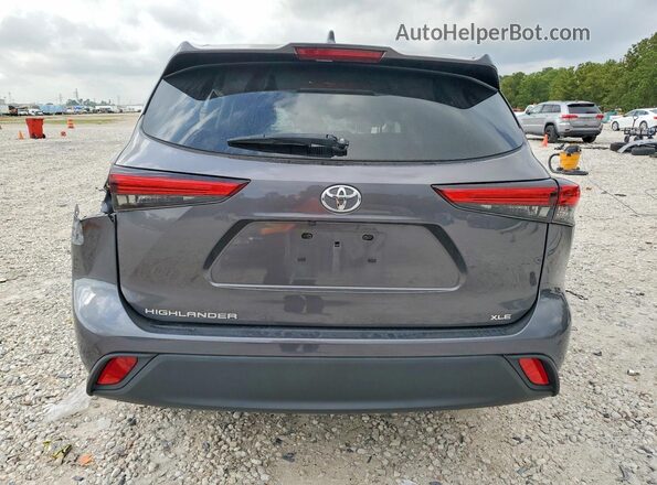 5TDKDRAH7PS023918 2023 TOYOTA HIGHLANDER Серый Вид сзади