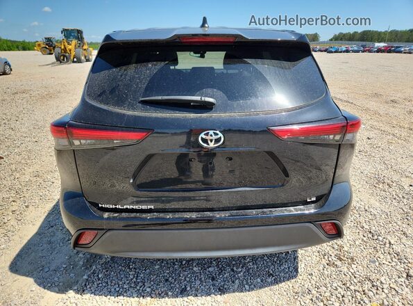 5TDKDRAH7PS048527 2023 TOYOTA HIGHLANDER Черный Вид сзади