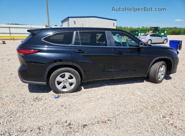5TDKDRAH7PS048527 2023 TOYOTA HIGHLANDER Черный Задняя правая четверть