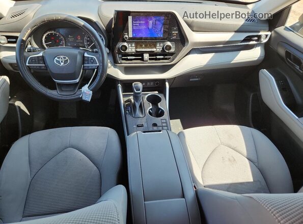 5TDKDRAH7PS048527 2023 TOYOTA HIGHLANDER Черный Вид панели приборов