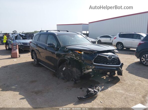 5TDKDRAH7RS052127 2024 TOYOTA HIGHLANDER Black Դիմացի տեսք