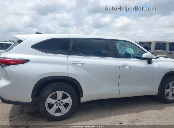 5TDKDRAH8PS008988 2023 TOYOTA HIGHLANDER Белый Вид задней части салона