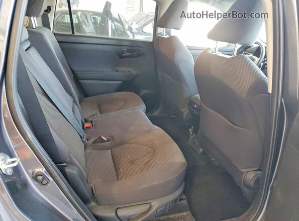 5TDKDRAH8PS020834 2023 TOYOTA HIGHLANDER Charcoal Вид задньої частини салону