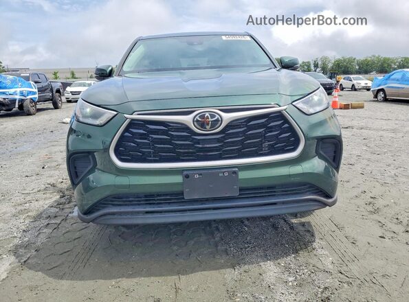 5TDKDRAH8PS505569 2023 TOYOTA HIGHLANDER Green წინა ხედი