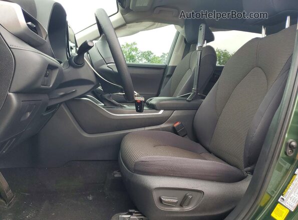 5TDKDRAH8PS505569 2023 TOYOTA HIGHLANDER Green წინა სალონის ხედი