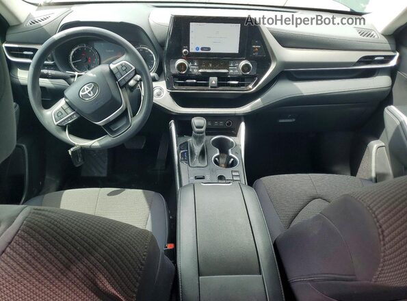 5TDKDRAH8PS505569 2023 TOYOTA HIGHLANDER Green წინა პანელის ხედი