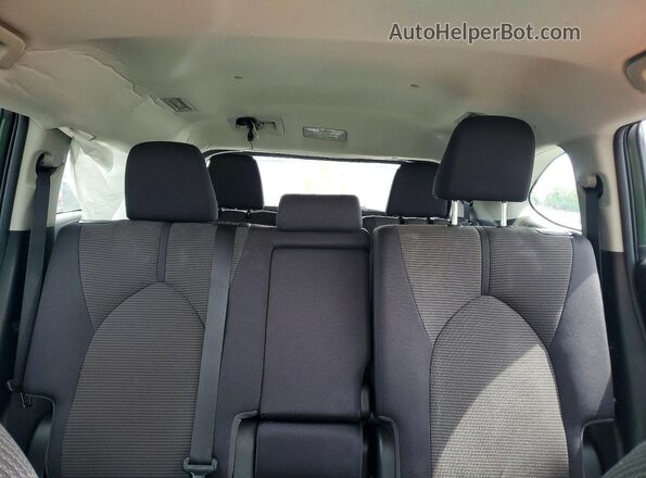 5TDKDRAH8PS505569 2023 TOYOTA HIGHLANDER Green უკანა სავარძლების ხედი