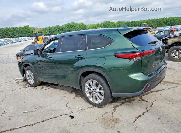 5TDKDRAHXPS503161 2023 TOYOTA HIGHLANDER Green Հետևի ձախ
