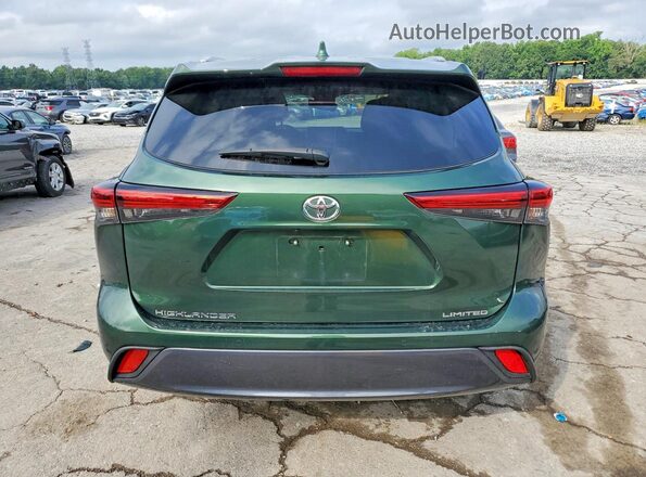 5TDKDRAHXPS503161 2023 TOYOTA HIGHLANDER Green Հետևի տեսք