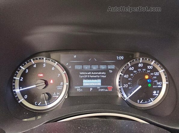 5TDKDRAHXSS550716 2025 TOYOTA HIGHLANDER Silver Instrument cluster view