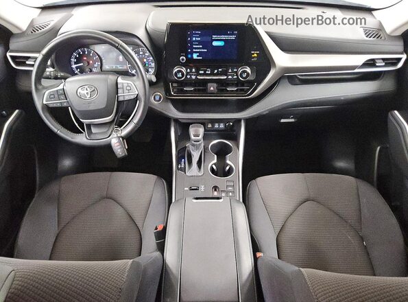 5TDKDRAHXSS550716 2025 TOYOTA HIGHLANDER Silver Dashboard view