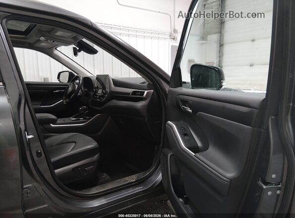 5TDKDRBH0PS042082 2023 TOYOTA HIGHLANDER Gray Front interior view