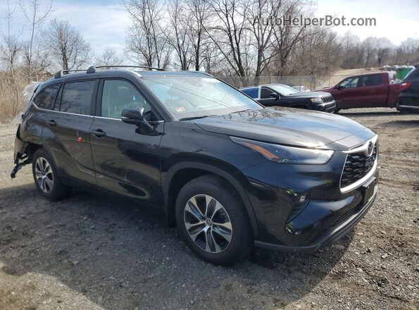 5TDKDRBH0RS571731 2024 TOYOTA HIGHLANDER Black Delantero derecho