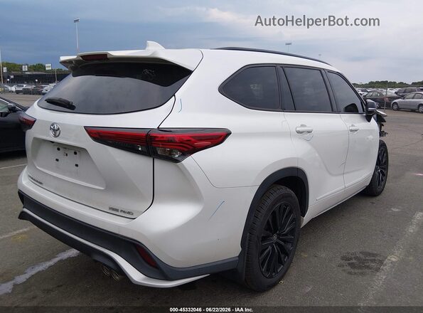 5TDKDRBH1PS017465 2023 TOYOTA HIGHLANDER White Rear right