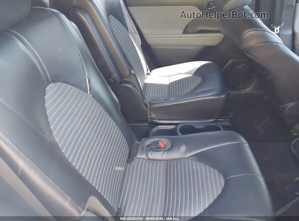 5TDKDRBH1PS516640 2023 TOYOTA HIGHLANDER White VIN კოდის სტიკერის ხედი