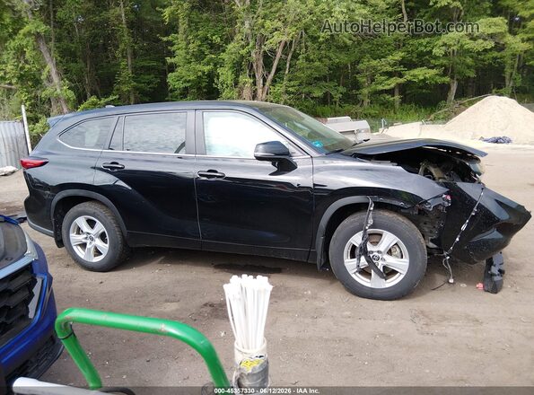 5TDKDRBH1PS516671 2023 TOYOTA HIGHLANDER Black Вид задньої частини салону